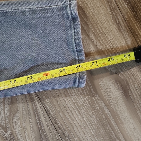 Signature Gray Denim Mid-Rise Stretch Ankle Length Jeans Women's 2 - Picture 14 of 14